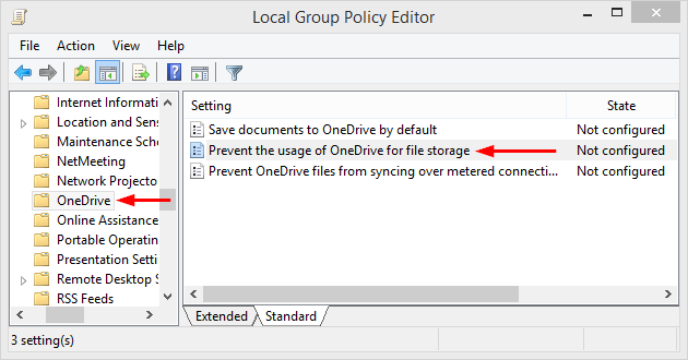 local group policy editor