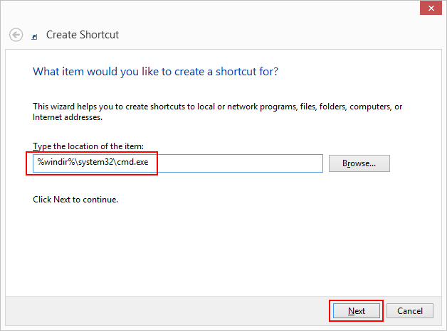 14 full How to create a desktop shortcut for the elevated command prompt or pin it to taskbar in Windows 8 10 14 full How to create a desktop shortcut for the elevated command prompt or pin it to taskbar in Windows 8 10