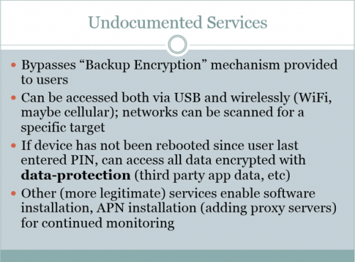 2 large iOS Backdoors Apple Denies NSA Affiliation but the Privacy Is Dead 2 large iOS Backdoors Apple Denies NSA Affiliation but the Privacy Is Dead