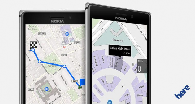 2 large Nokia Here Offline Mapping App is a Hit on Android