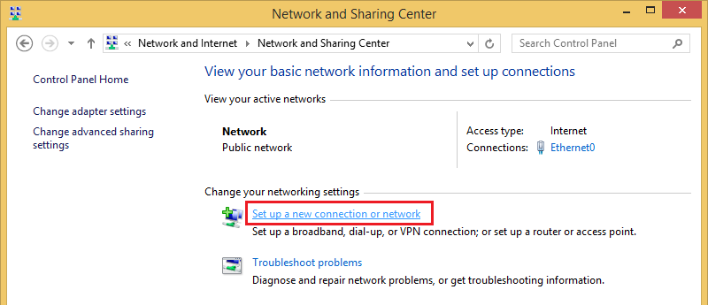 How to Create and use a VPN Connection in Windows 8
