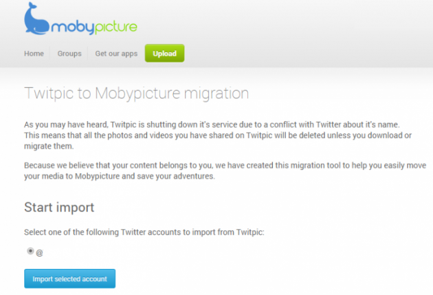 4 large Image Host TwitPic Closing Its Doors Import Images Using MobyPicture 4 large Image Host TwitPic Closing Its Doors Import Images Using MobyPicture