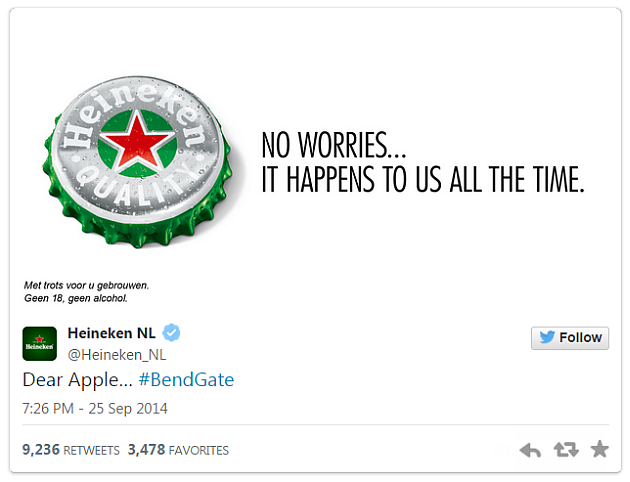 1 full Phone Makers Capitalize On iPhone BendGate Woes 1 full Phone Makers Capitalize On iPhone BendGate Woes