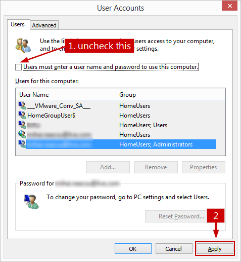 4 full How to Automatically Logon to Windows 10 or 8 4 full How to Automatically Logon to Windows 10 or 8