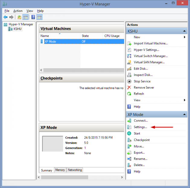 13 large How to add an XP Mode Virtual Machine to Windows 10 or 8 using HyperV 13 large How to add an XP Mode Virtual Machine to Windows 10 or 8 using HyperV