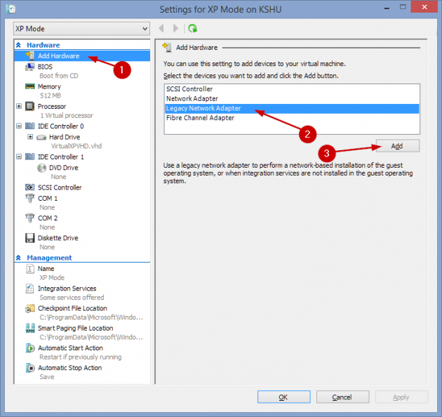 14 large How to add an XP Mode Virtual Machine to Windows 10 or 8 using HyperV 14 large How to add an XP Mode Virtual Machine to Windows 10 or 8 using HyperV