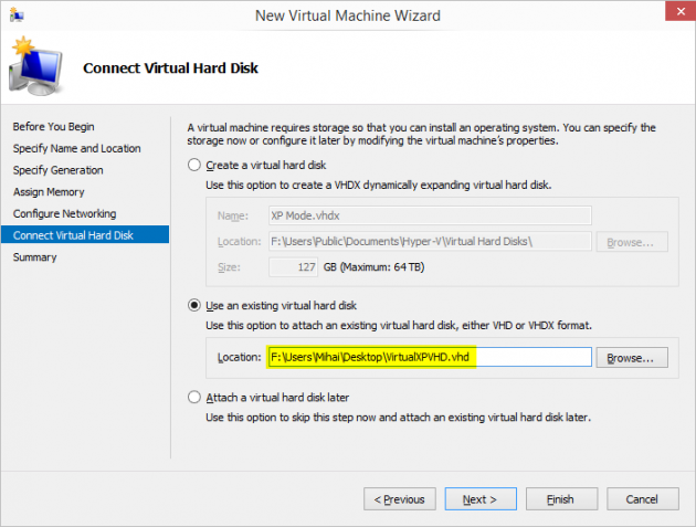 7 full How to add an XP Mode Virtual Machine to Windows 10 or 8 using HyperV 7 full How to add an XP Mode Virtual Machine to Windows 10 or 8 using HyperV