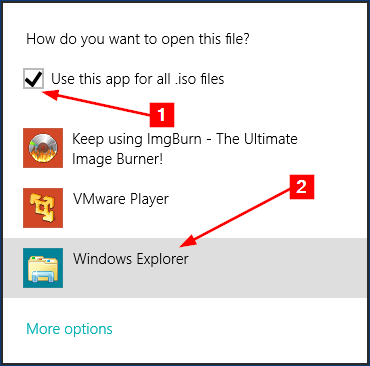 6 full How to reenable ISO Mounting in File Explorer under Windows 10 or 8 6 full How to reenable ISO Mounting in File Explorer under Windows 10 or 8