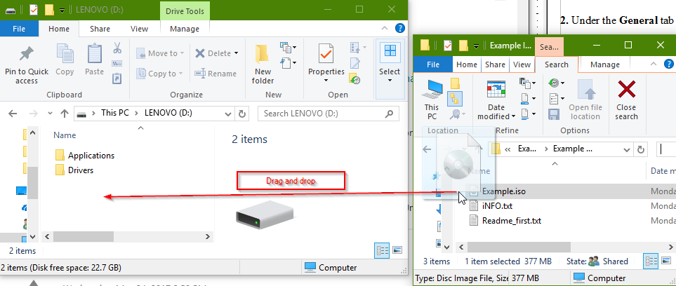 5 full How to Extract an ISO Disk Image File in Windows 8 and 10 using the BuiltIn Mount Option 5 full How to Extract an ISO Disk Image File in Windows 8 and 10 using the BuiltIn Mount Option
