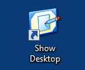 How to add a "Show Desktop" icon to the taskbar in Windows 10 (or 7, 8) How to add a "Show Desktop" icon to the taskbar in Windows 10 (or 7, 8)