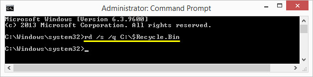1 full How to empty Recycle Bin when it contains too many files and Empty Recycle Bin command wont work 1 full How to empty Recycle Bin when it contains too many files and Empty Recycle Bin command wont work