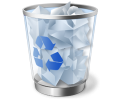 How to empty Recycle Bin when it contains too many files and "Empty Recycle Bin" command won't work