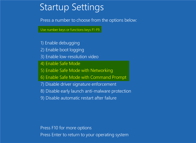 1 full How to Boot into Safe Mode in Windows 8 or 10 1 full How to Boot into Safe Mode in Windows 8 or 10