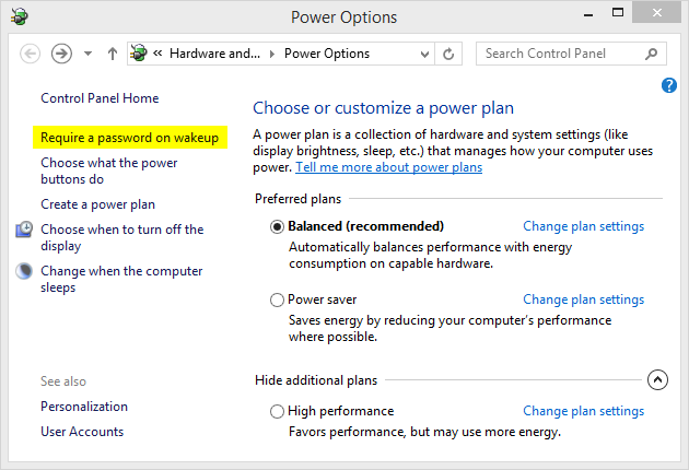 4 full How to Disable the Password Request when Waking Up from Sleep in Windows 8 or 10 4 full How to Disable the Password Request when Waking Up from Sleep in Windows 8 or 10