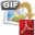 Convert GIF to PDF Software 2.8.0.4 Convert GIF to PDF Software 2.8.0.4 32x32 pixels icon